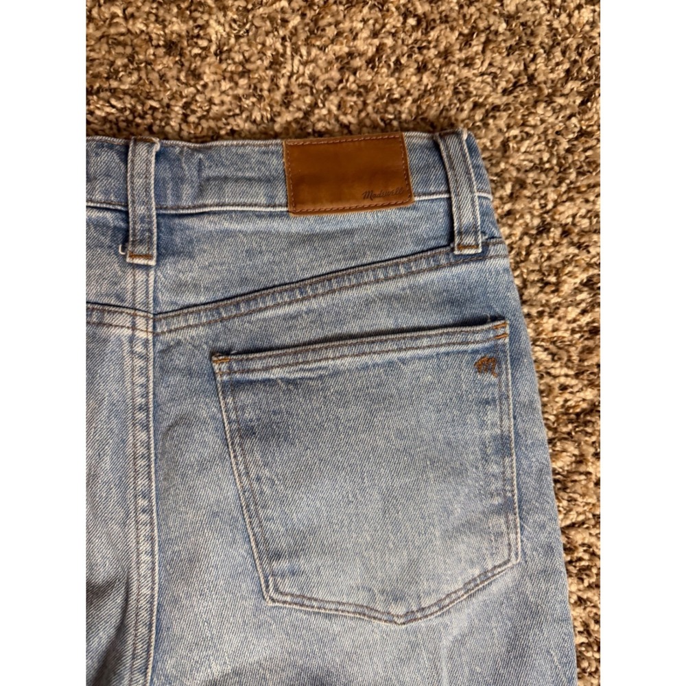 Madewell Cali Demi-Boot Jeans Light Wash Button Fly High Rise Size 26 - Picture 6 of 7